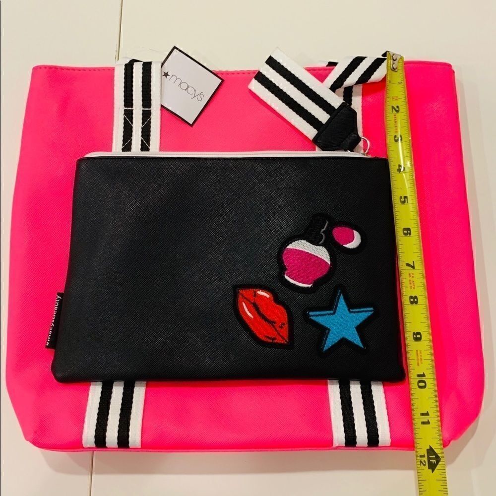 Pink Tote with make-up bag made for Macy’s.